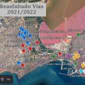 El presupuesto base de licitación asciende a 2.400.686 euros (impuestos incluidos) y el total de la superficie a reasfaltar es de 276.800 metros cuadrados 