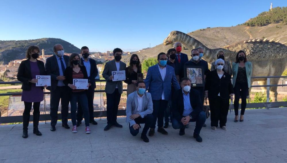 Foto de familia tras la entrega de premios este martes