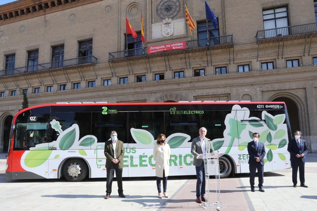 Todos los nuevos buses de Zaragoza serán eléctricos Todos los nuevos buses de Zaragoza serán eléctricos