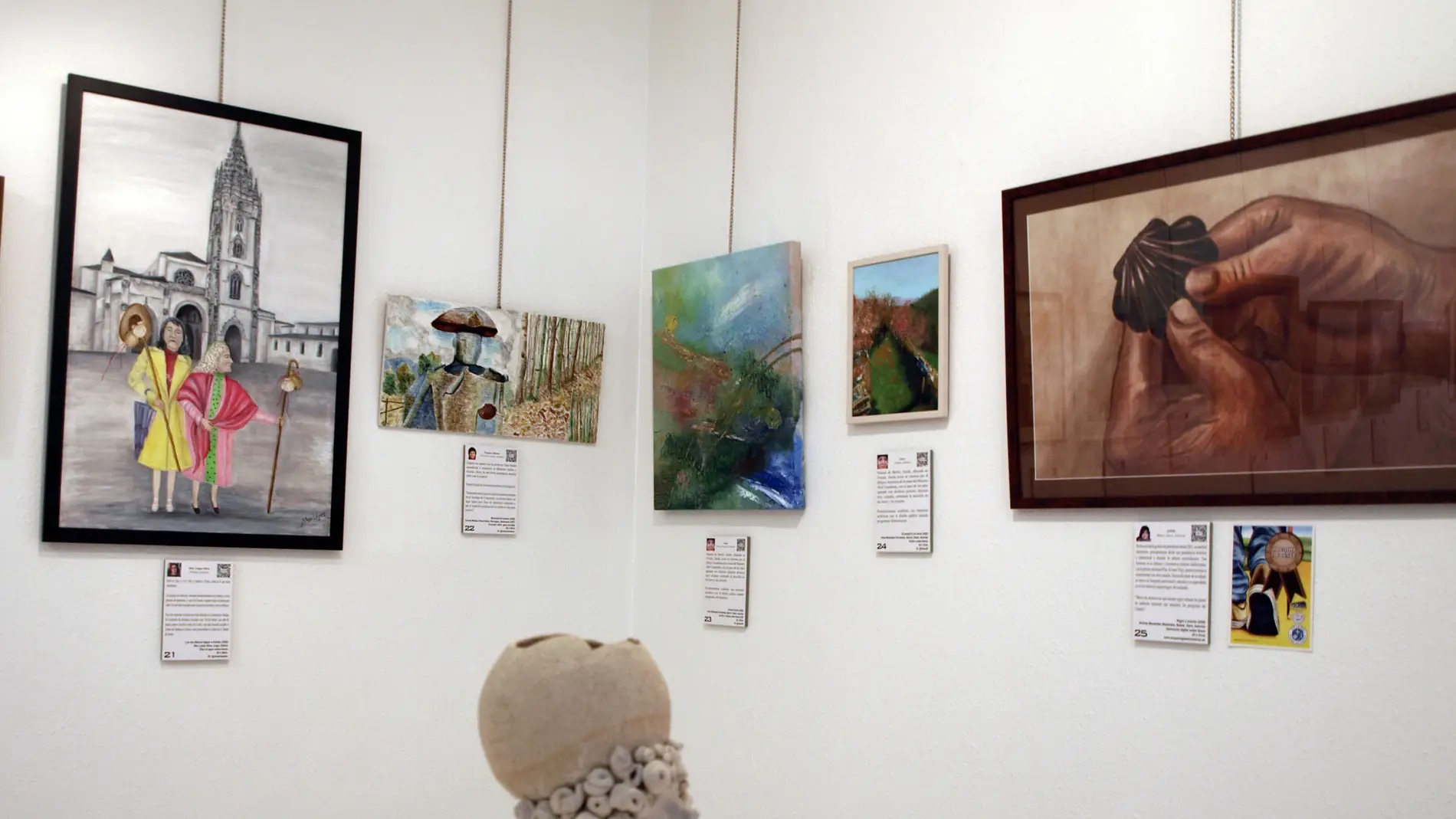 Exposición colectiva de arte sobre el Camino de Santiago 