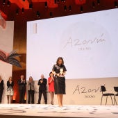 Mónica Carrillo recoge el premio de la edición de 2020