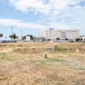 Solar donde se construirán estas viviendas