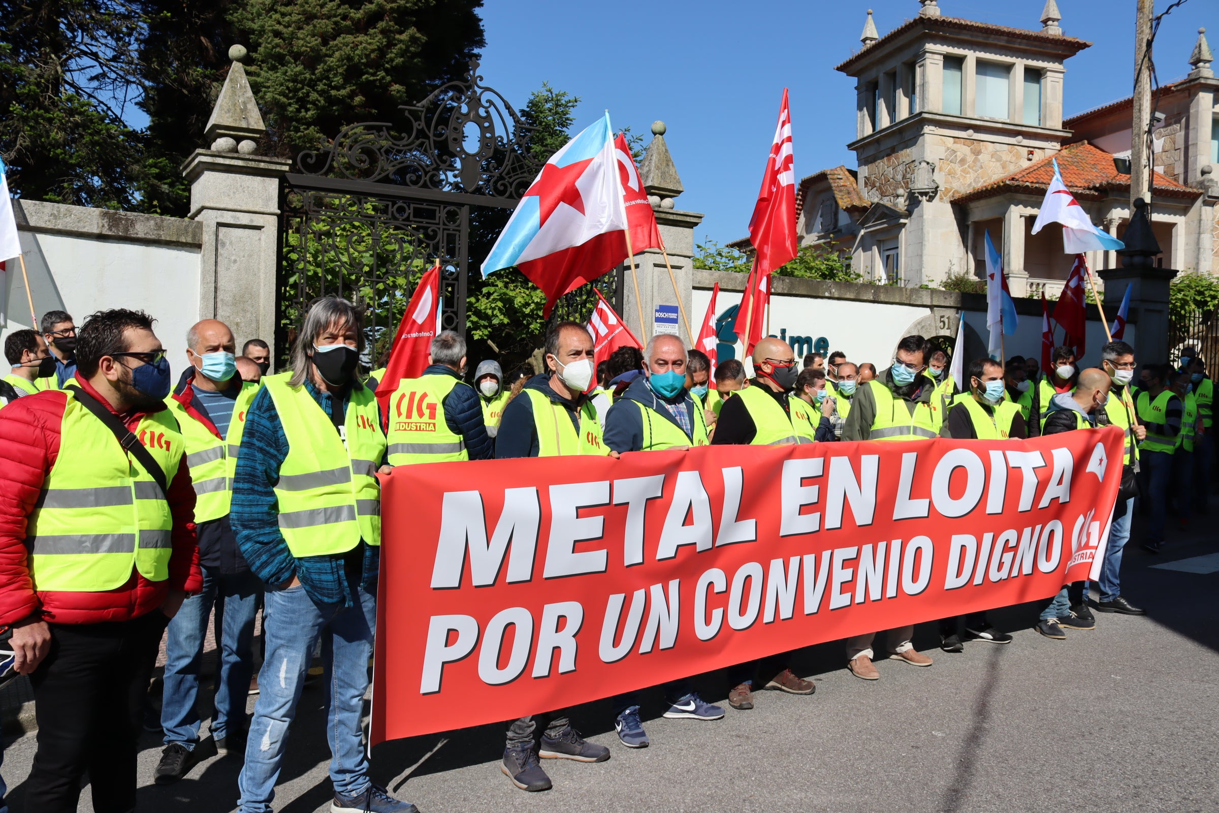 El sindicato CIG convoca huelga, en el sector del metal, el 12 de Mayo. El sindicato CIG convoca huelga, en el sector del metal, el 12 de Mayo.