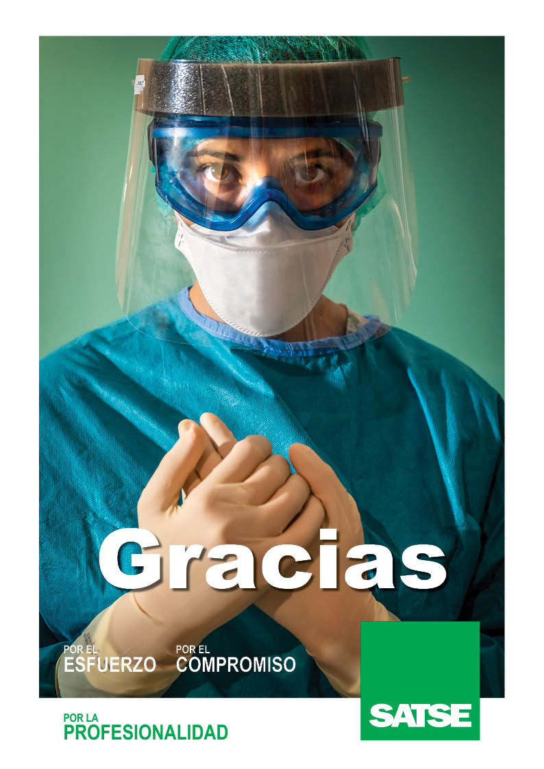 SATSE homenajea a enfermeros y fisioterapeutas por su trabajo frente al COVID SATSE homenajea a enfermeros y fisioterapeutas por su trabajo frente al COVID