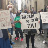 Instantes de la manifestación