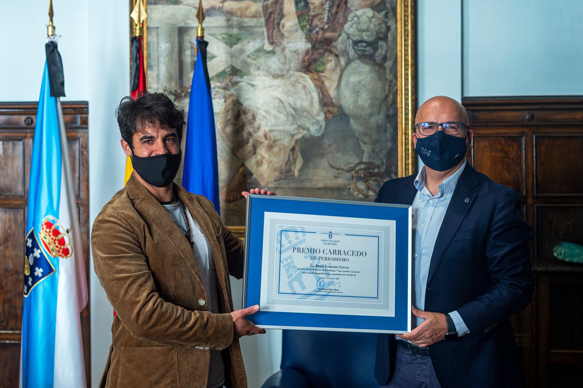 Brais Lorenzo recibe XXXI Premio “Xosé Aurelio Carracedo” Brais Lorenzo recibe XXXI Premio “Xosé Aurelio Carracedo”