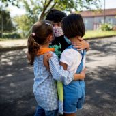 Tres alumnos en un centro de Orense