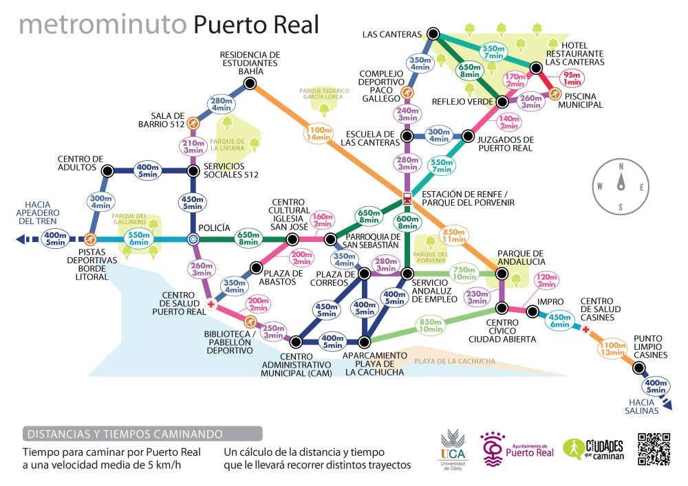 Puerto Real y la UCA impulsan un 'metro minuto' para favorecer la movilidad sostenible Puerto Real y la UCA impulsan un 'metro minuto' para favorecer la movilidad sostenible