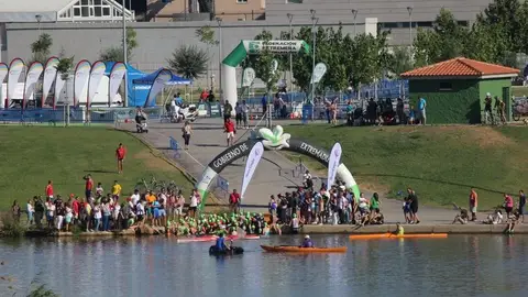 El Triatlón Puerta de Palmas se disputa este domingo con 224 inscritos Badajoz