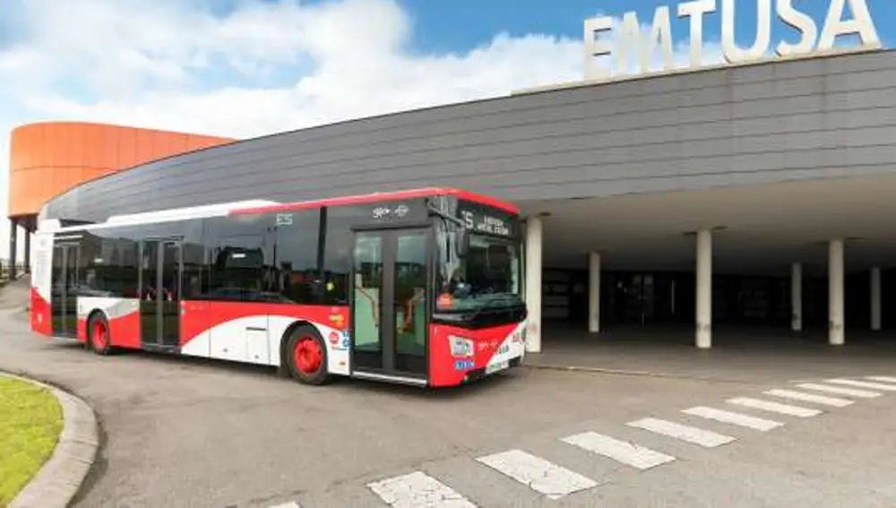 Autobús municipal de Emtusa en Gijón