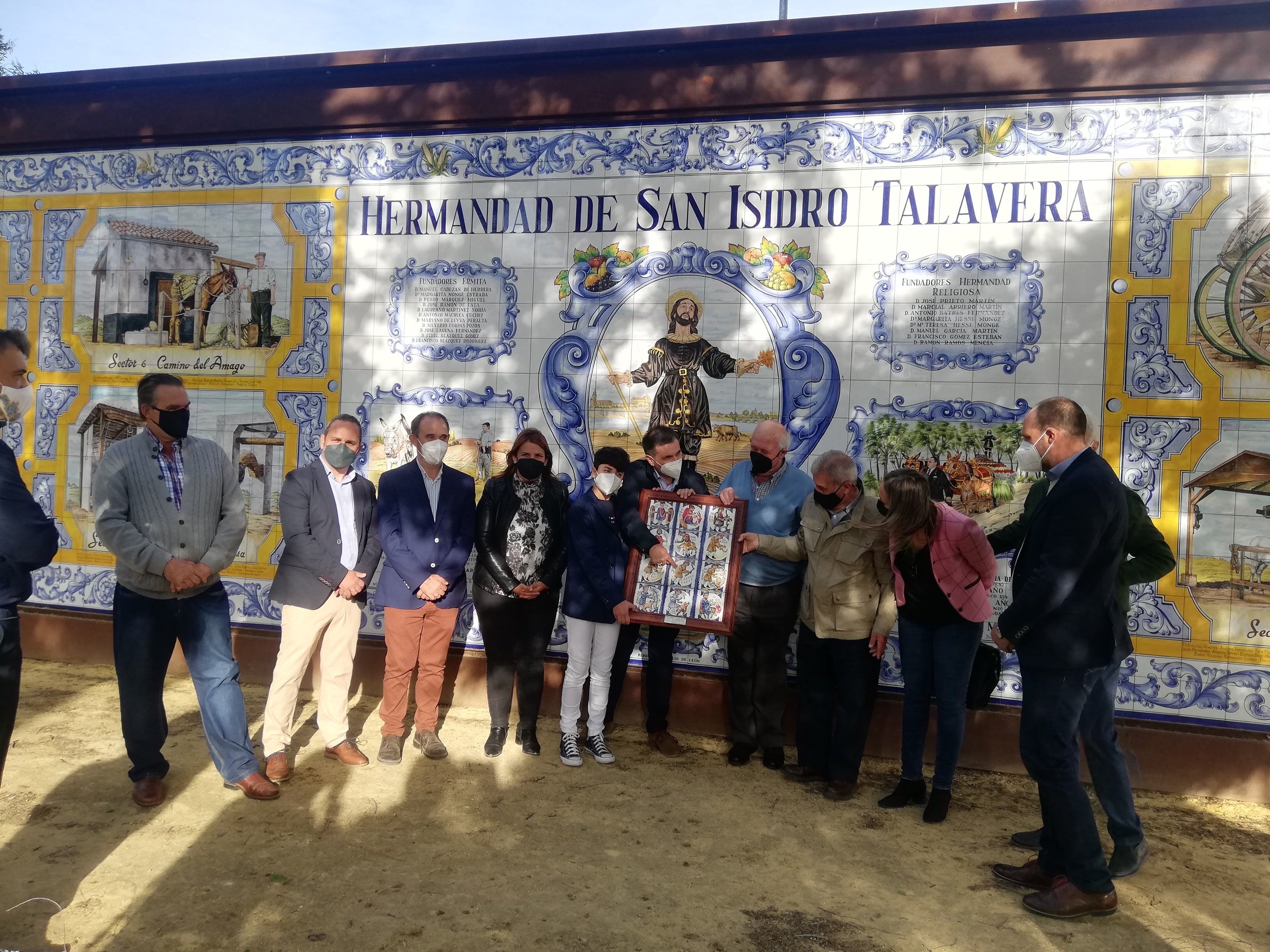 Emotivo homenaje del Grupo Garvín a la Hermandad de San Isidro Emotivo homenaje del Grupo Garvín a la Hermandad de San Isidro