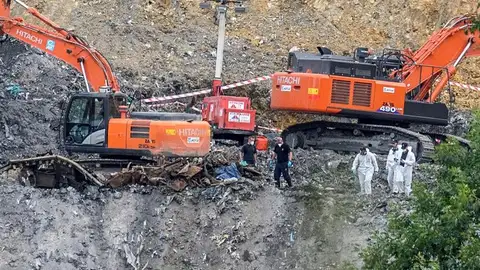 Termina la búsqueda en Zaldibar sin encontrar al trabajador Joaquín Beltrán 15 meses después del derrumbe del vertedero Termina la búsqueda en Zaldibar sin encontrar al trabajador Joaquín Beltrán 15 meses después del derrumbe del vertedero