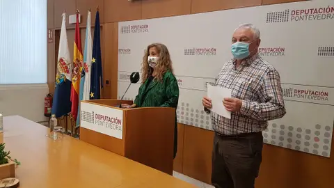 Carmela Silva y Cesareo Mosquera - Diputación de Pontevedra Política provincial