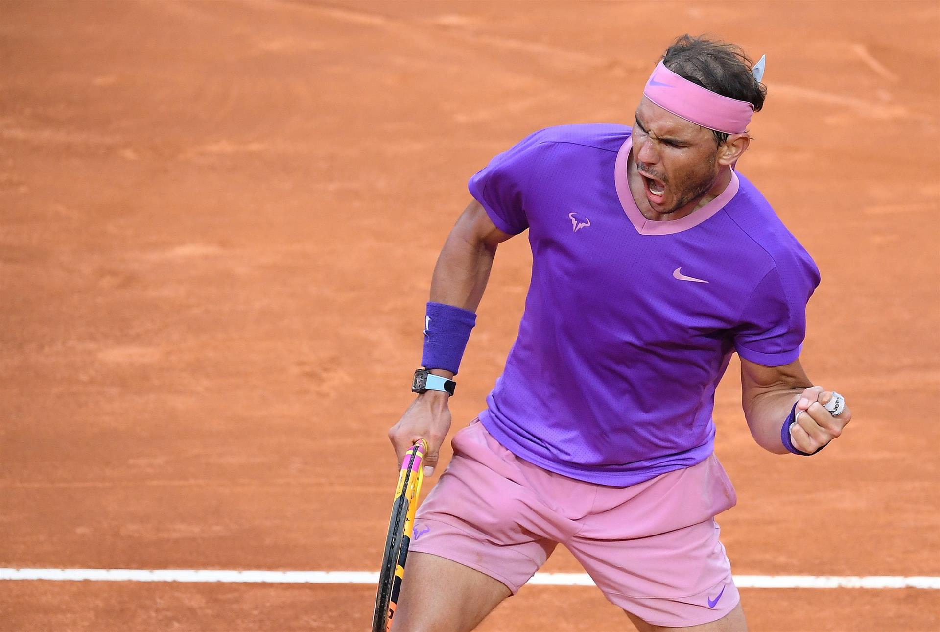 Nadal conquista su décimo título en Roma tras superar a Djokovic Nadal conquista su décimo título en Roma tras superar a Djokovic