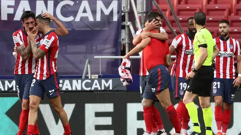 Los jugadores del Atlético de Madrid Los jugadores del Atlético de Madrid
