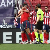 Los jugadores del Atlético de Madrid Los jugadores del Atlético de Madrid