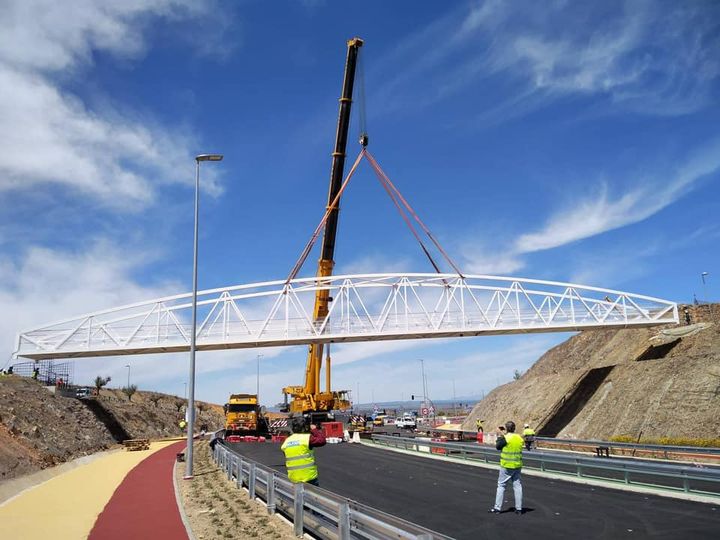 La ronda sureste de Cáceres se prepara para su apertura a finales de mes La ronda sureste de Cáceres se prepara para su apertura a finales de mes
