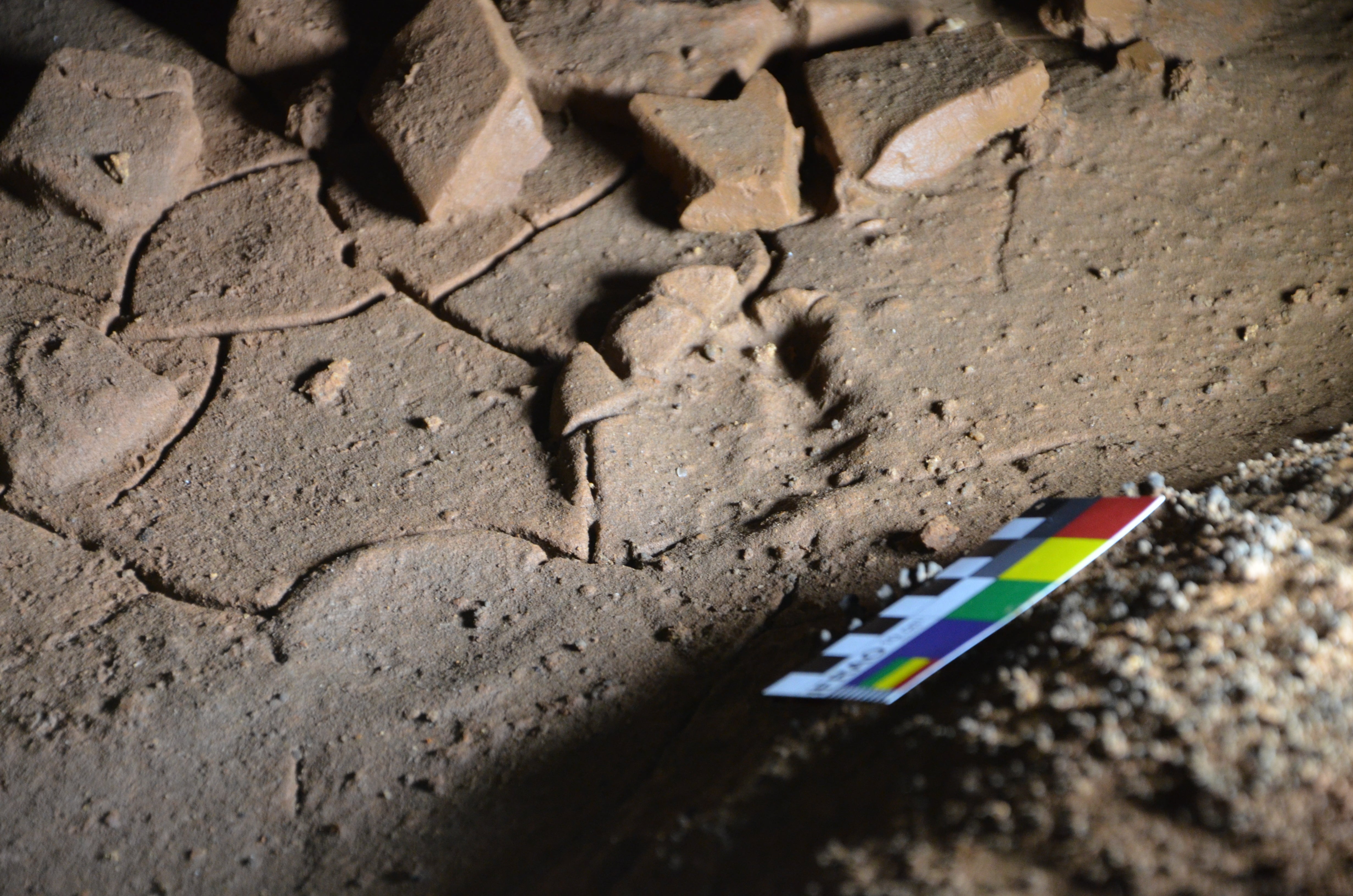 Hallan huellas de niños paleolíticos en la cueva cántabra de La Garma Hallan huellas de niños paleolíticos en la cueva cántabra de La Garma