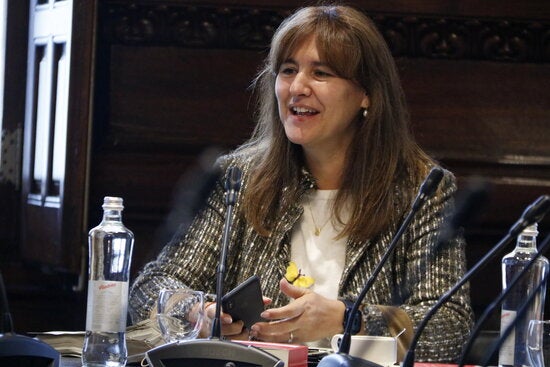 Laura Borràs abre la ronda de consultas para investir a Pere Aragonès Laura Borràs abre la ronda de consultas para investir a Pere Aragonès