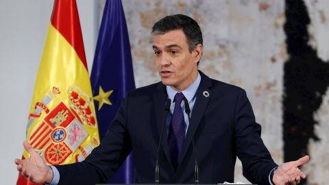 El presidente del Gobierno, Pedro Sánchez