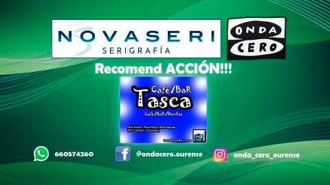 Recomend ACCION!!! con Caf&eacute; Bar Tasca