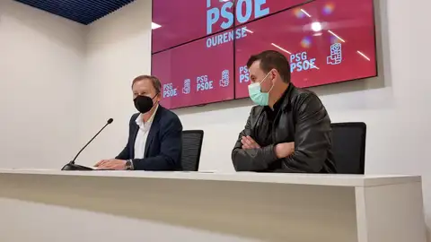 O Psoe "valora accions legais" polos contratos a dedo de Baltar Rafa Villarino e Nacho Gómez