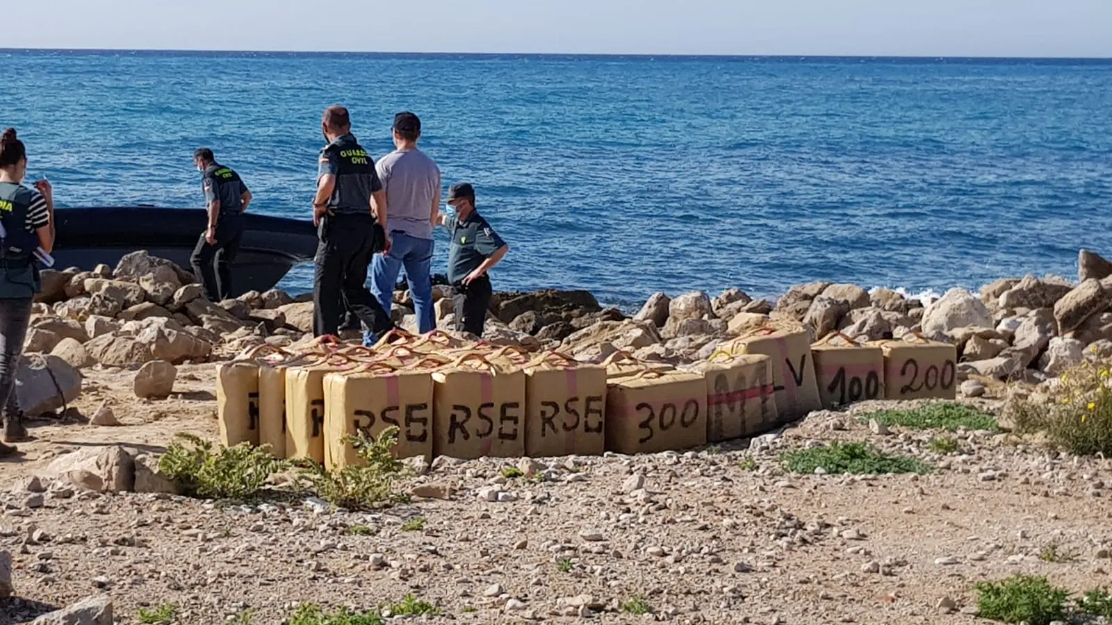 NArcolancha en la Vila Joiosa Guardia Civil