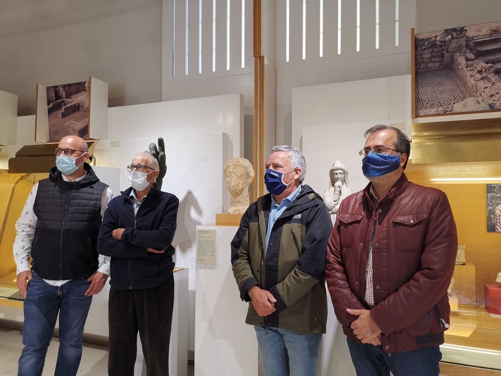 Estrena escultura romana cedida por un vecino ribagorzano Estrena escultura romana cedida por un vecino ribagorzano