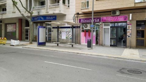 Obras en la calle Arquebisbe Aspàreg del barrio de Pere Garau de Palma