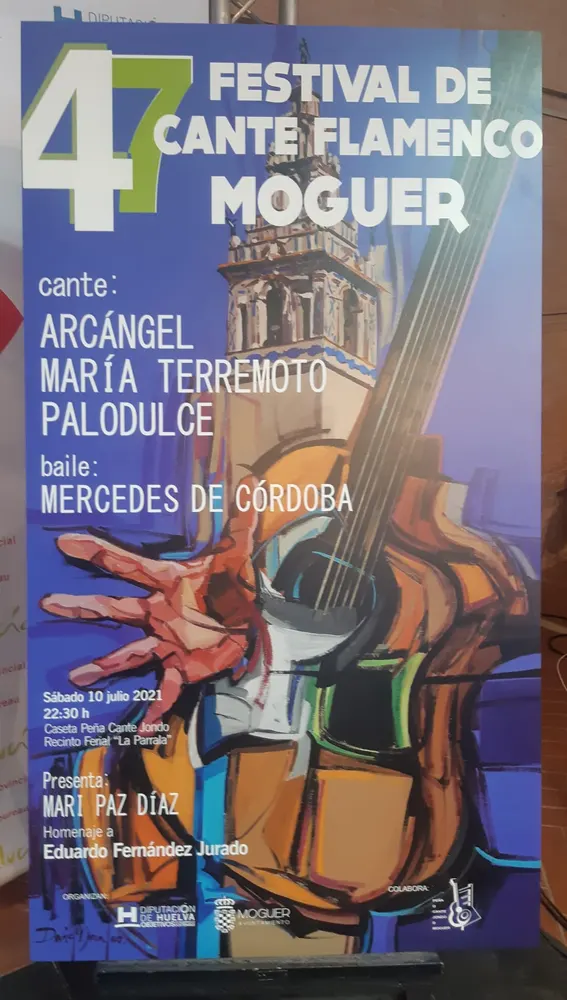 Cartel 47 Edición Festival de cante jondo de Moguer