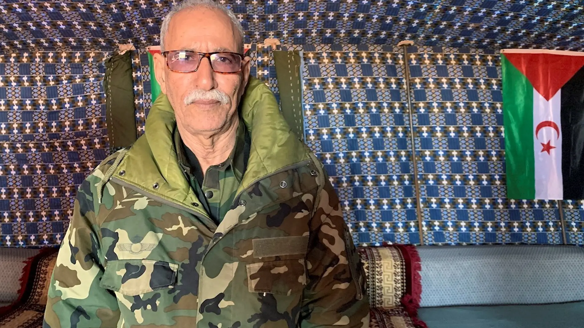  Brahim Ghali, el líder del Frente Polisario