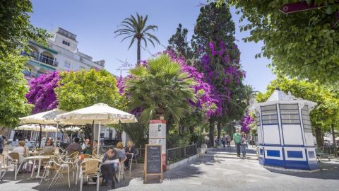 Plaza de la Candelaria, en C&aacute;diz