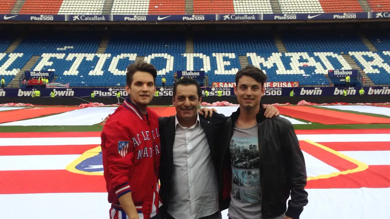 Los Futre en una foto en el Calderón Los Futre en una foto en el Calderón