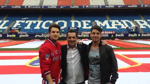 Los Futre en una foto en el Calderón Los Futre en una foto en el Calderón