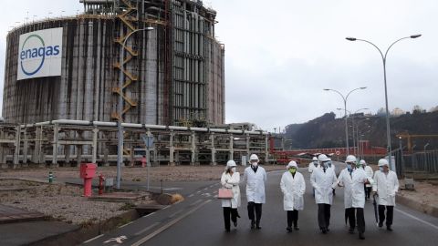 Planta de Enag&aacute;s en El Musel (Gij&oacute;n)
