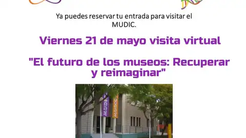 Rosa Martínez, directora del Museo, nos cuenta detalles de todas las actividades y talleres de este fin de semana mudic
