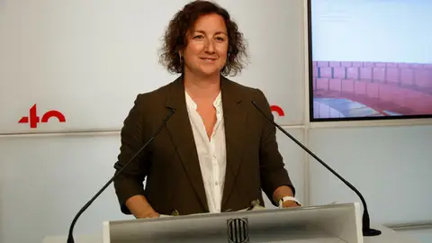 La portaveu del PSC, Alicia Romero, en una compareixença al Parlament. La portaveu del PSC, Alicia Romero, en una compareixença al Parlament.