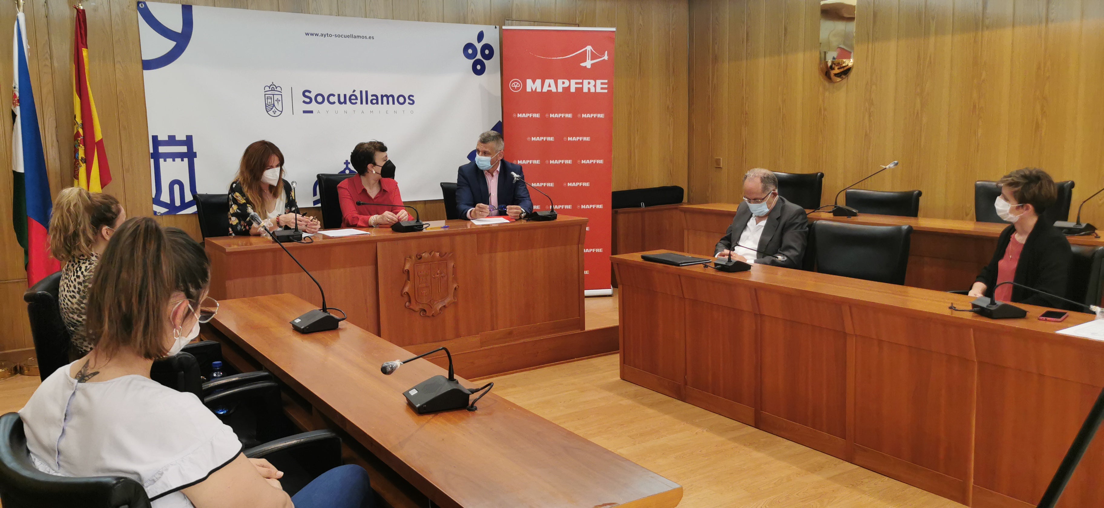Ayuntamiento, Afymos y Fundación Mapfre firman un convenio a tres bandas Ayuntamiento, Afymos y Fundación Mapfre firman un convenio a tres bandas