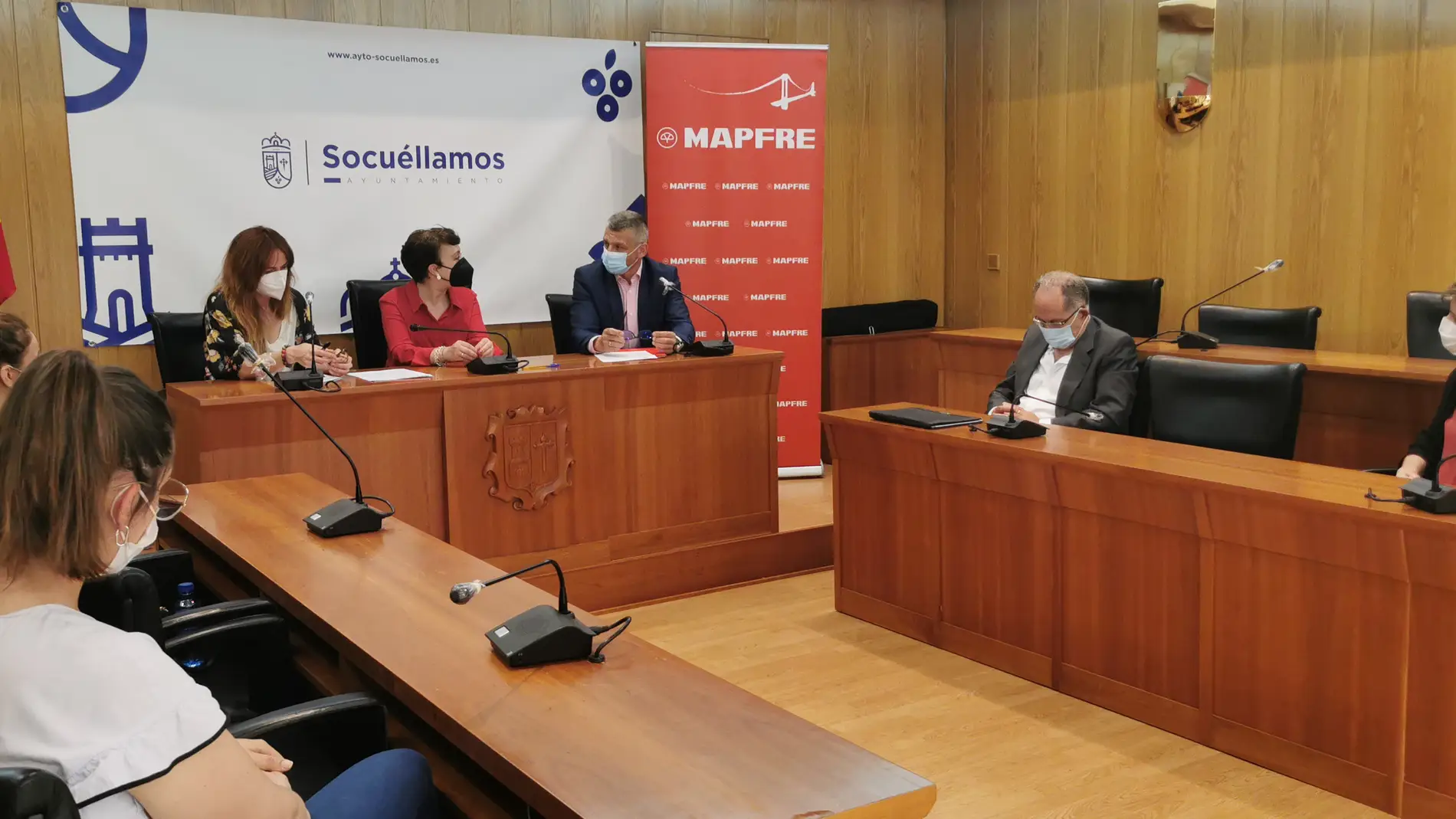 Ayuntamiento, Afymos y Fundación Mapfre firman un convenio a tres bandas