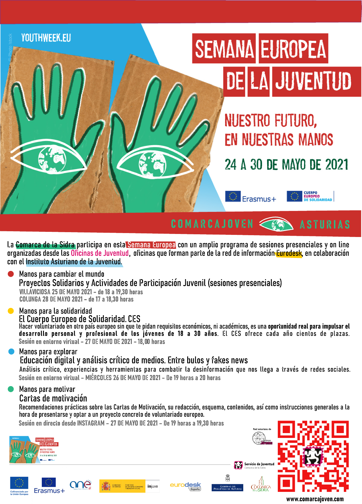 Comienza la Semana Europea de la Juventud en la Comarca de la Sidra Comienza la Semana Europea de la Juventud en la Comarca de la Sidra