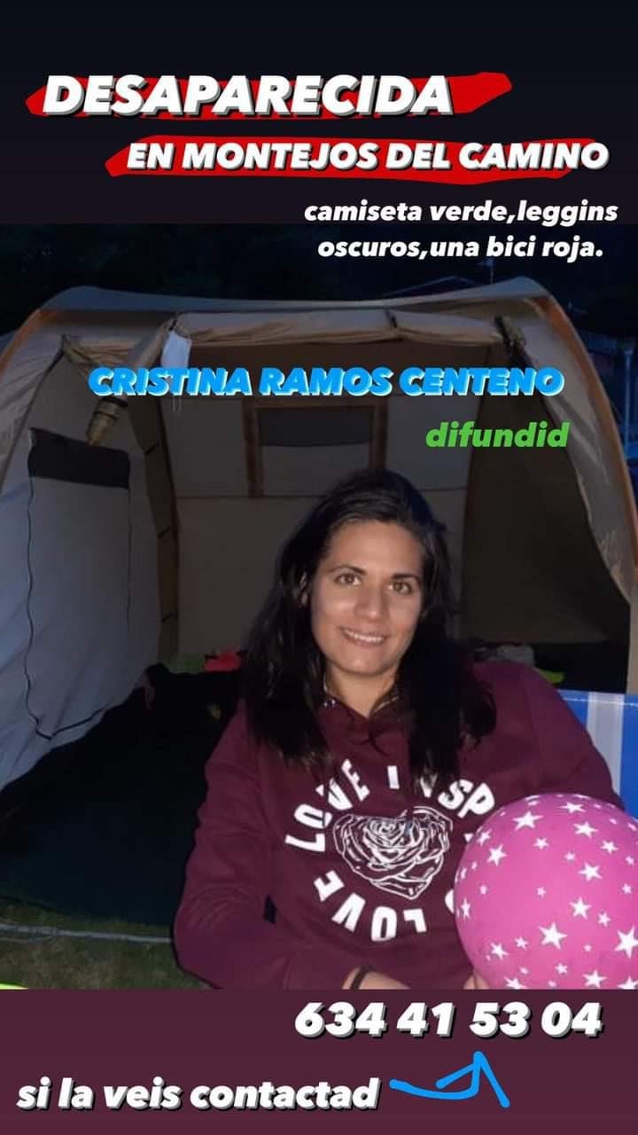 Continúa activa la búsqueda de Cristina Ramos Continúa activa la búsqueda de Cristina Ramos