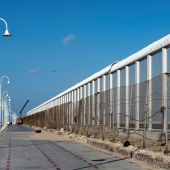 Imagen de la nueva valla fronteriza instalada en Melilla