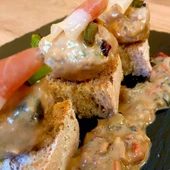 Una tapa de albóndigas, en San Fernando Una tapa de albóndigas, en San Fernando