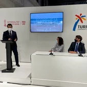 Eduardo Dolón, en FITUR. Eduardo Dolón, en FITUR.