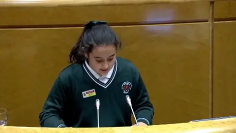 Daniela Romero, ganadora de los Premios de Internet, en la categoría de dibujo Daniela Romero, ganadora de los Premios de Internet, en la categoría de dibujo