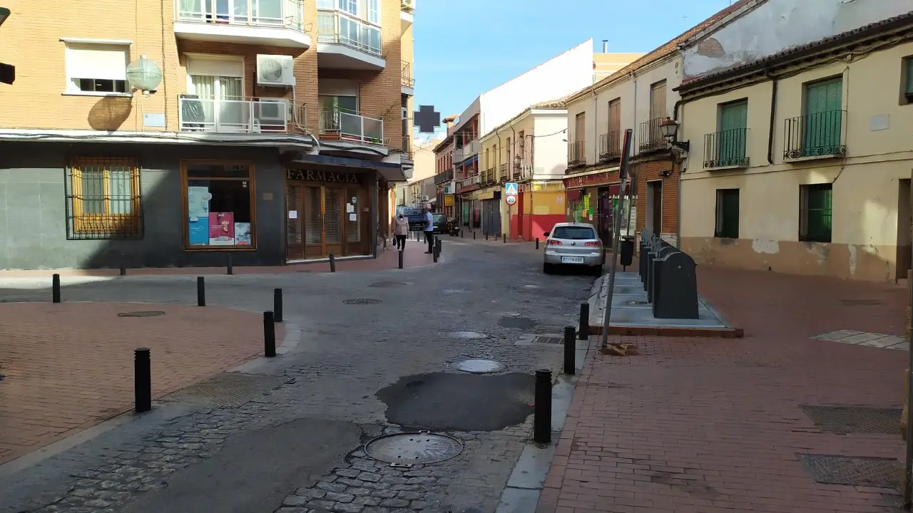 Eje de las calles Ángel-Talamanca Eje de las calles Ángel-Talamanca