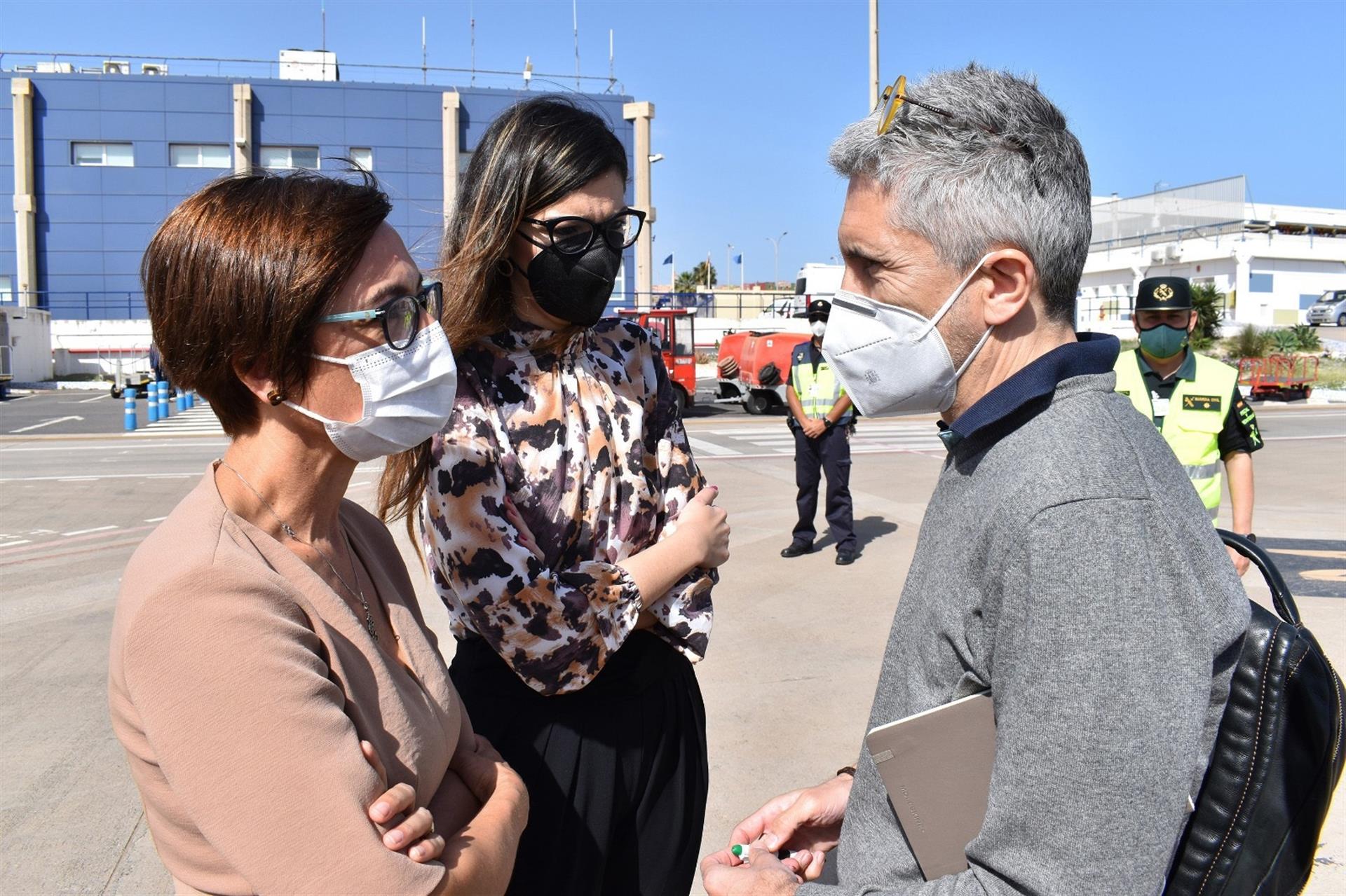 Marlaska viaja a Melilla para abordar la situación de la frontera con Marruecos Marlaska viaja a Melilla para abordar la situación de la frontera con Marruecos