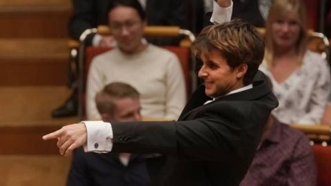 Julio Vico, durante un concierto