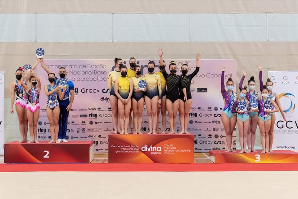 Éxito de Ximnasia Burgas en Campeonato Nacional de Gimnasia Acrobática Éxito de Ximnasia Burgas en Campeonato Nacional de Gimnasia Acrobática