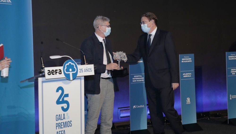 Ximo Puig en el acto de la Asociación de la Empresa Familiar de la Provincia de Alicante.